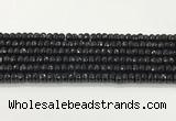 CAA5437 15.5 inches 6*8mm faceted rondelle agate gemstone beads