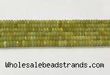 CAA5438 15.5 inches 6*8mm faceted rondelle agate gemstone beads