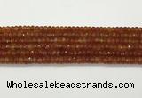 CAA5442 15.5 inches 6*8mm faceted rondelle agate gemstone beads