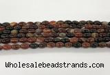 CAA5446 15.5 inches 8*12mm rice agate gemstone beads