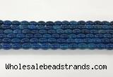 CAA5447 15.5 inches 8*12mm rice agate gemstone beads