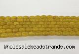 CAA5449 15.5 inches 8*12mm rice agate gemstone beads