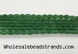 CAA5454 15.5 inches 8*12mm rice agate gemstone beads