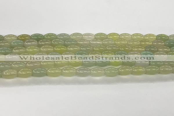 CAA5456 15.5 inches 8*12mm rice agate gemstone beads