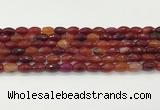 CAA5458 15.5 inches 8*12mm faceted rice agate beads