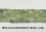 CAA5467 15.5 inches 8*12mm faceted rice agate beads