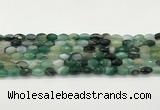 CAA5472 15.5 inches 8*12mm faceted rice agate beads