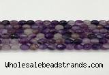 CAA5476 15.5 inches 8*12mm faceted rice agate beads