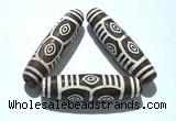 CAA5723 20*70mm drum tibetan agate dzi beads wholesale