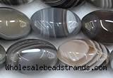 CAA5891 15 inches 8*12mm oval botswana agate gemstone beads