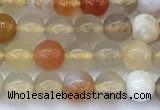 CAA5905 15 inches 4mm round colorful agate gemstone beads