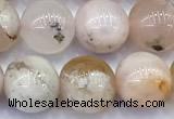 CAA5911 15 inches 8mm round sakura agate gemstone beads