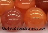 CAA5928 15 inches 14mm round red botswana agate beads