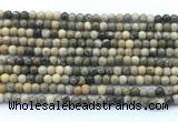 CAA6100 15.5 inches 4mm round chrysanthemum agate gemstone beads