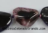 CAA621 15.5 inches 25*30mm freeform dragon veins agate beads