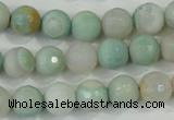 CAA715 15.5 inches 10mm faceted round fire crackle agate beads