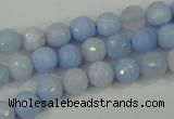 CAA736 15.5 inches 8mm faceted round blue lace agate beads wholesale