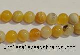 CAA88 15.5 inches 8mm round botswana agate gemstone beads