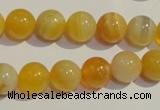 CAA91 15.5 inches 14mm round botswana agate gemstone beads