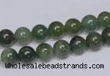 CAB384 15.5 inches 8mm round moss agate gemstone beads wholesale