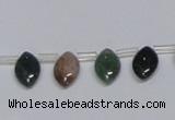 CAB412 15.5 inches 8*12mm horse eye moss agate gemstone beads