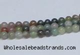 CAB430 15.5 inches 4mm round indian agate gemstone beads wholesale