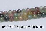 CAB431 15.5 inches 5mm round indian agate gemstone beads wholesale