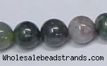 CAB434 15.5 inches 12mm round indian agate gemstone beads wholesale