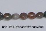 CAB448 15.5 inches 8mm flat round indian agate gemstone beads