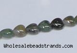 CAB452 15.5 inches 8*8mm heart indian agate gemstone beads