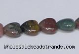 CAB454 15.5 inches 12*12mm heart indian agate gemstone beads