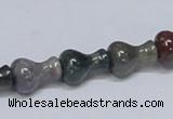 CAB466 15.5 inches 10*14mm vase-shaped indian agate gemstone beads