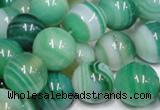 CAB716 15.5 inches 10mm round green agate gemstone beads wholesale