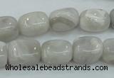 CAB903 15.5 inches 10*14mm nugget natural crazy agate beads wholesale