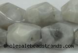 CAB905 15.5 inches 16*25mm nugget natural crazy agate beads wholesale