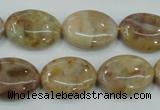 CAB976 15.5 inches 13*18mm oval Morocco agate beads wholesale