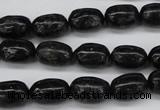 CAE15 15.5 inches 8*12mm egg-shaped astrophyllite beads wholesale