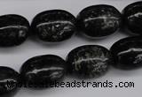 CAE17 15.5 inches 13*18mm egg-shaped astrophyllite beads wholesale