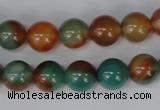 CAG1000 15.5 inches 10mm round rainbow agate beads wholesale