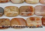 CAG1097 15.5 inches 13*18mm rectangle Morocco agate beads wholesale