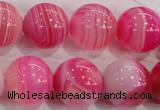 CAG140 smooth round 16mm madagascar agate stone beads Wholesale