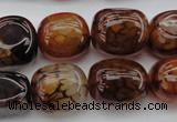 CAG1457 15.5 inches 13*18mm nuggets dragon veins agate beads