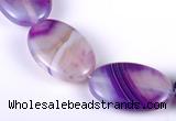 CAG157 20*30mm oval madagascar agate gemstone beads Wholesale