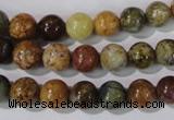 CAG1702 15.5 inches 8mm round rainbow agate beads wholesale