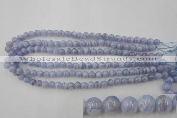 CAG2367 15.5 inches 8mm round blue lace agate beads wholesale