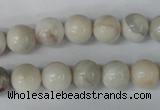 CAG3604 15.5 inches 10mm round natural crazy lace agate beads