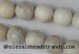 CAG3606 15.5 inches 14mm round natural crazy lace agate beads