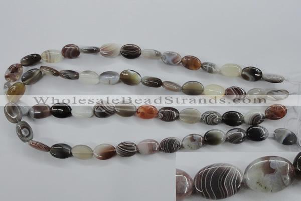 CAG3721 15.5 inches 10*14mm oval botswana agate beads wholesale