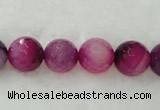 CAG418 15.5 inches 14mm faceted round agate beads Wholesale