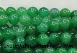 CAG420 15.5 inches 10mm round green agate beads Wholesale